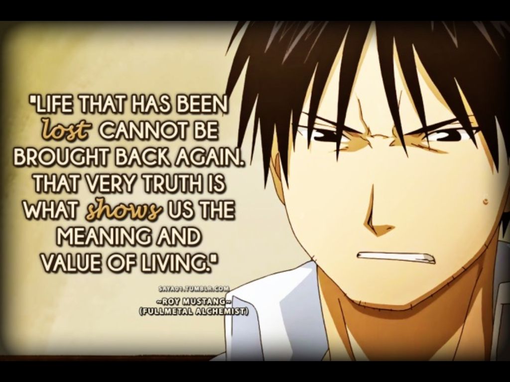 58 Best Roy Mustang Quotes